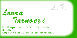 laura tarnoczi business card